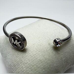 Michael Kors Silver Logo Bangle